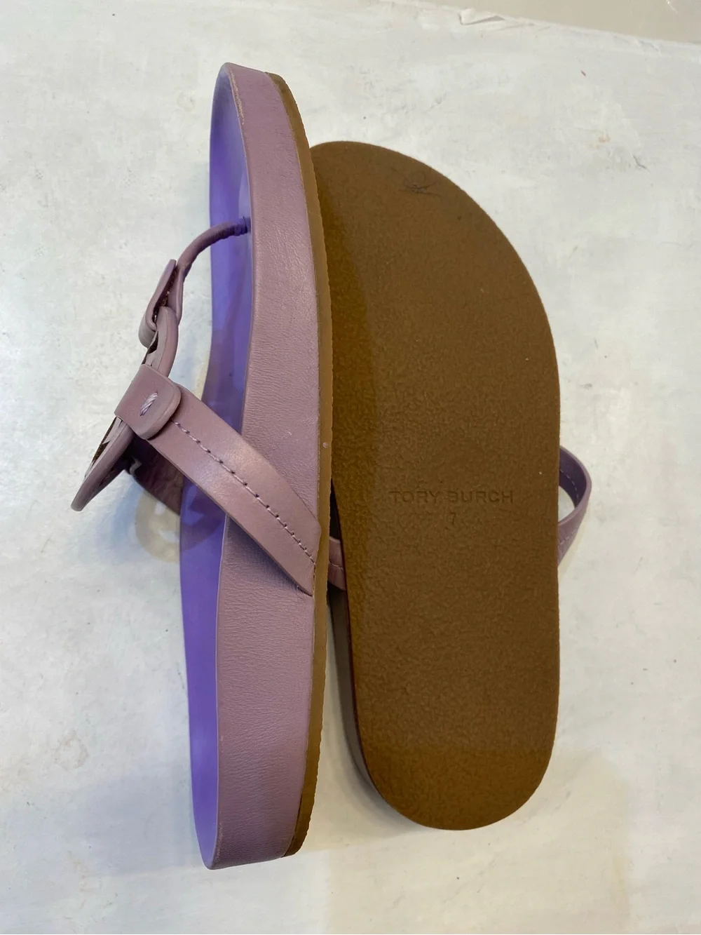 Tory Burch Miller Cloud Sandal Size 7 great condition perfect bottom clean
